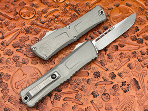 Microtech Combat Troodon Natural Clear Gen III Single Edge Apocalyptic Standard 1143-10 APNC - Tristar Edge