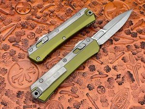 Microtech Knives Glykon OD Green Apocalyptic Standard 184-10 POD - Tristar Edge