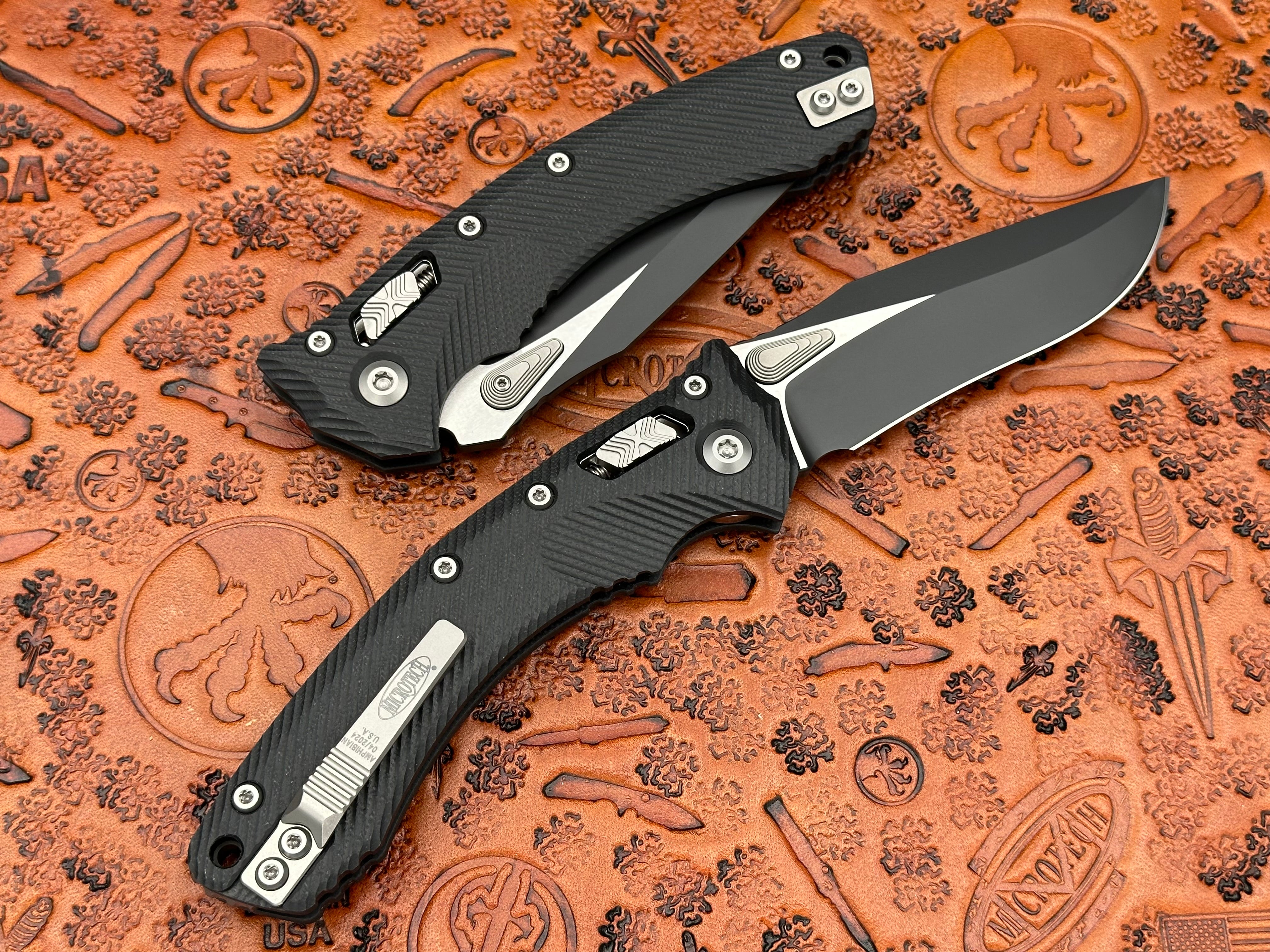 Microtech Knives Amphibian RAM-LOK Fluted G-10 Black Standard 137RL-1 FLGTBK - Tristar Edge