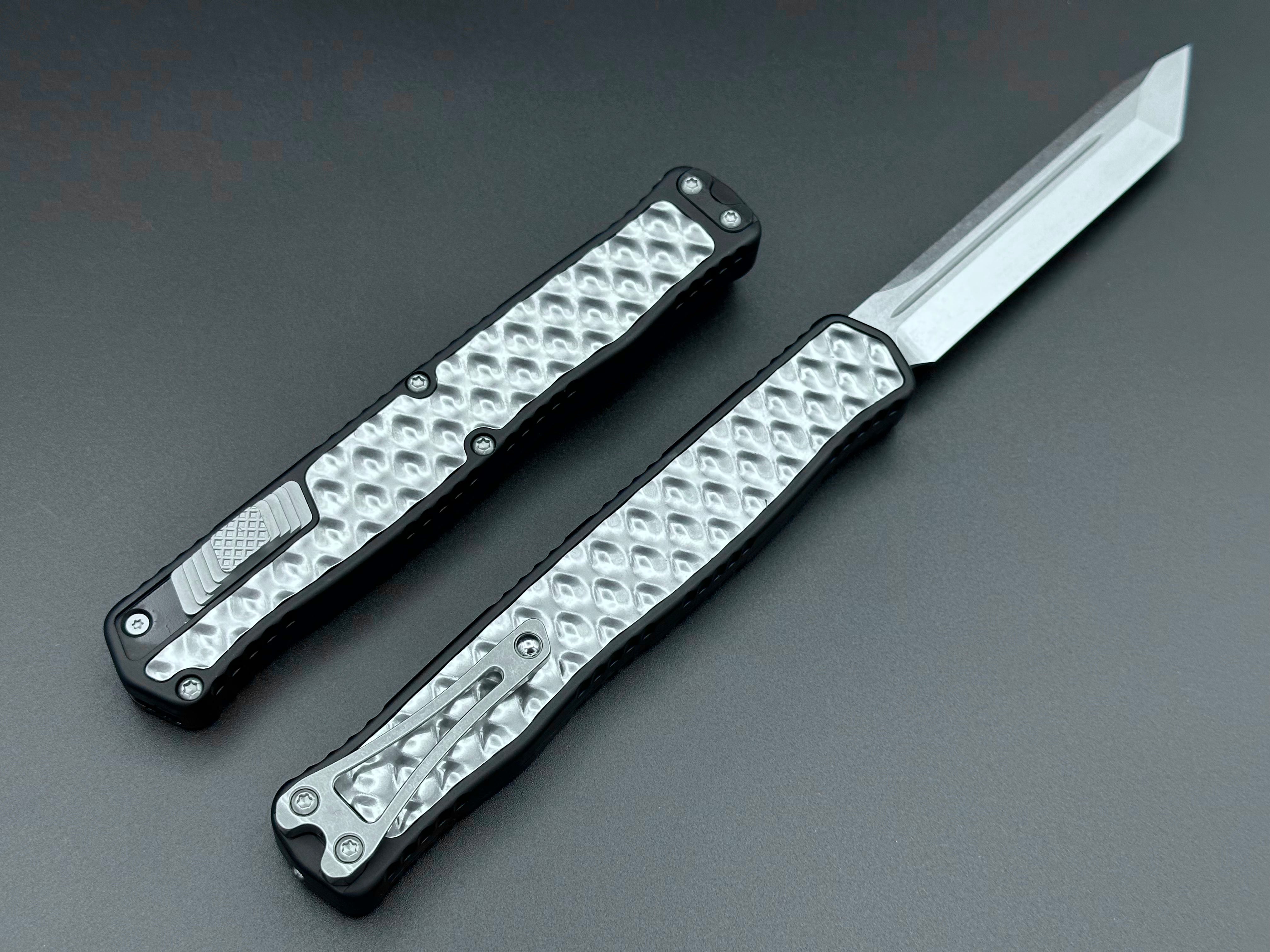 Heretic Knives Cleric II Tanto with stainless steel inlay - Tristar Edge