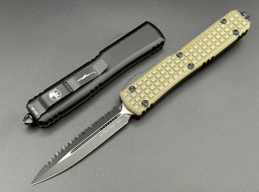 Microtech Knives Ultratech D/E OD Green Frag G-10 Top 122-3 FRGTODS - Tristar Edge