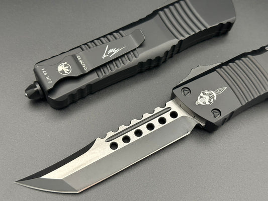 Microtech Combat Troodon Hellhound Tactical Standard Signature Series 219-1 TS - Tristar Edge