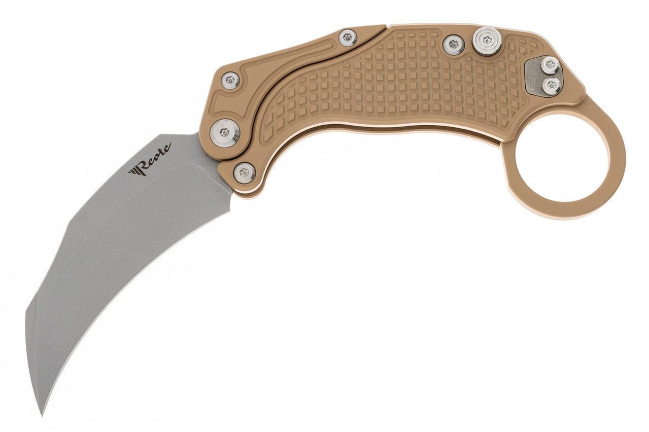 Reate EXO-K Gravity Karambit Tan Stonewashed - Tristar Edge