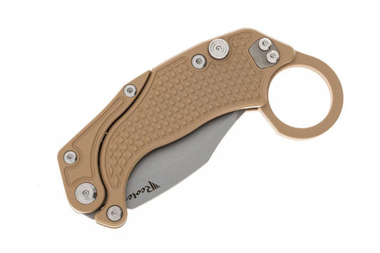 Reate EXO-K Gravity Karambit Tan Stonewashed - Tristar Edge