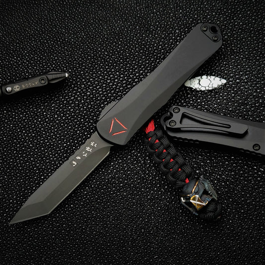 Heretic Knives Manticore E Predator DLC With Predator Cobalt Bead - Tristar Edge
