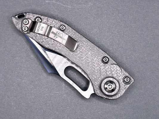 Marfione Custom/Borka Blades Stitch Auto DLC Carbon Fiber - Tristar Edge