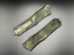 Combat Troodon T/E Signature Series Olive Camo Full Serrated 144-3 OCS - Tristar Edge