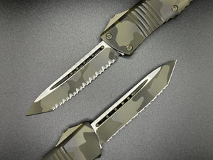 Combat Troodon T/E Signature Series Olive Camo Full Serrated 144-3 OCS - Tristar Edge