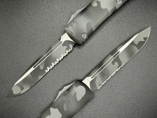 Ultratech S/E Urban Camo Partial Serrated 121-2 UCS - Tristar Edge