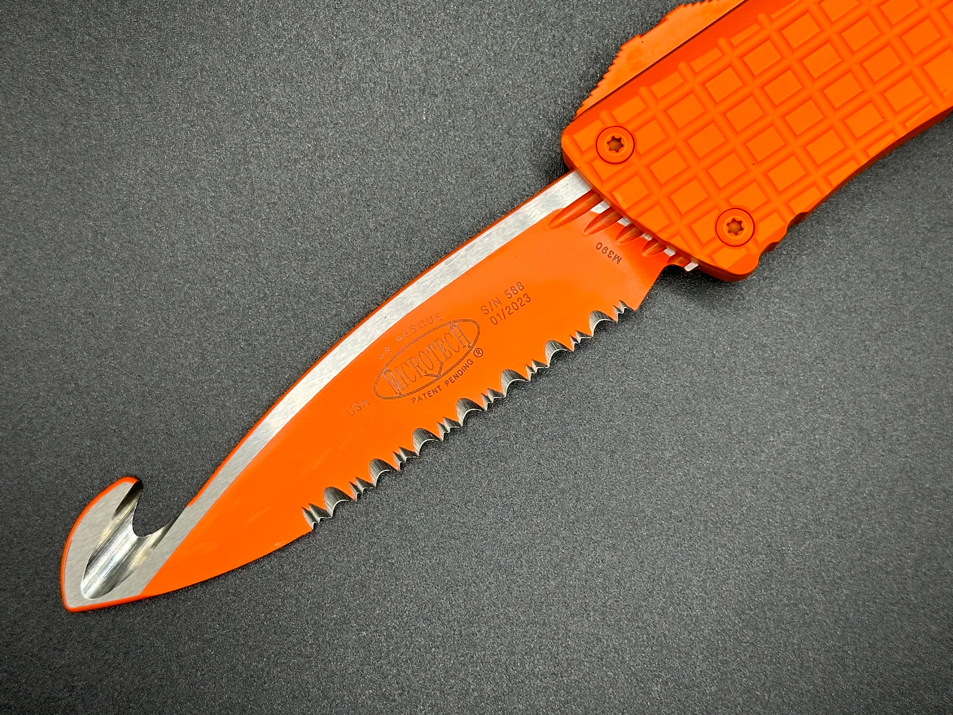 HS Rescue Tool Cerakote Orange 601-3CORHS - Tristar Edge