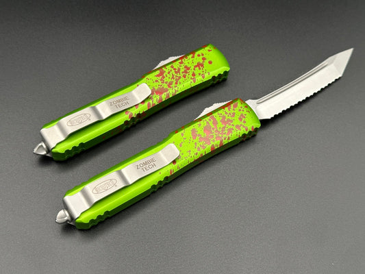Zombie-Tech T/E Stonewash Full Serrated 123-12Z - Tristar Edge