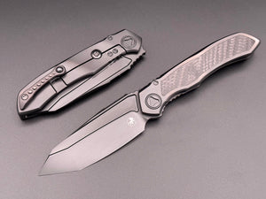 Anax DLC Tanto DLC Titanium Handle 191C-1 DLCTCFITI - Tristar Edge