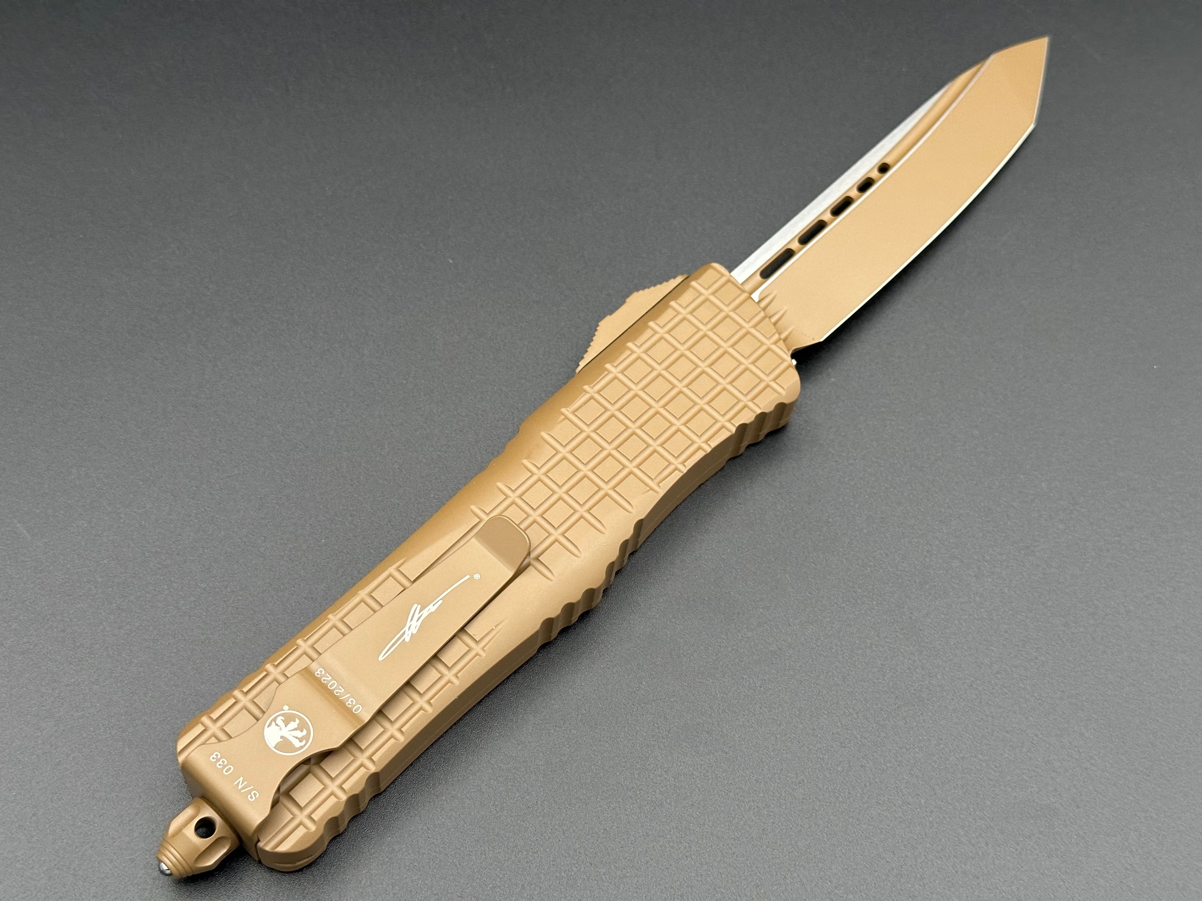 Combat Troodon T/E Delta Tan Cerakote 144-1CT-CTA - Tristar Edge