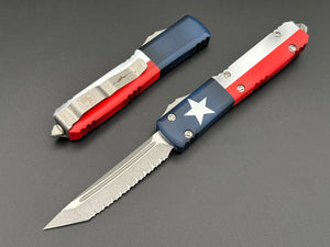 Ultratech T/E Full Serrated Bladeshow Texas Apocalyptic 123-12 BSTX - Tristar Edge