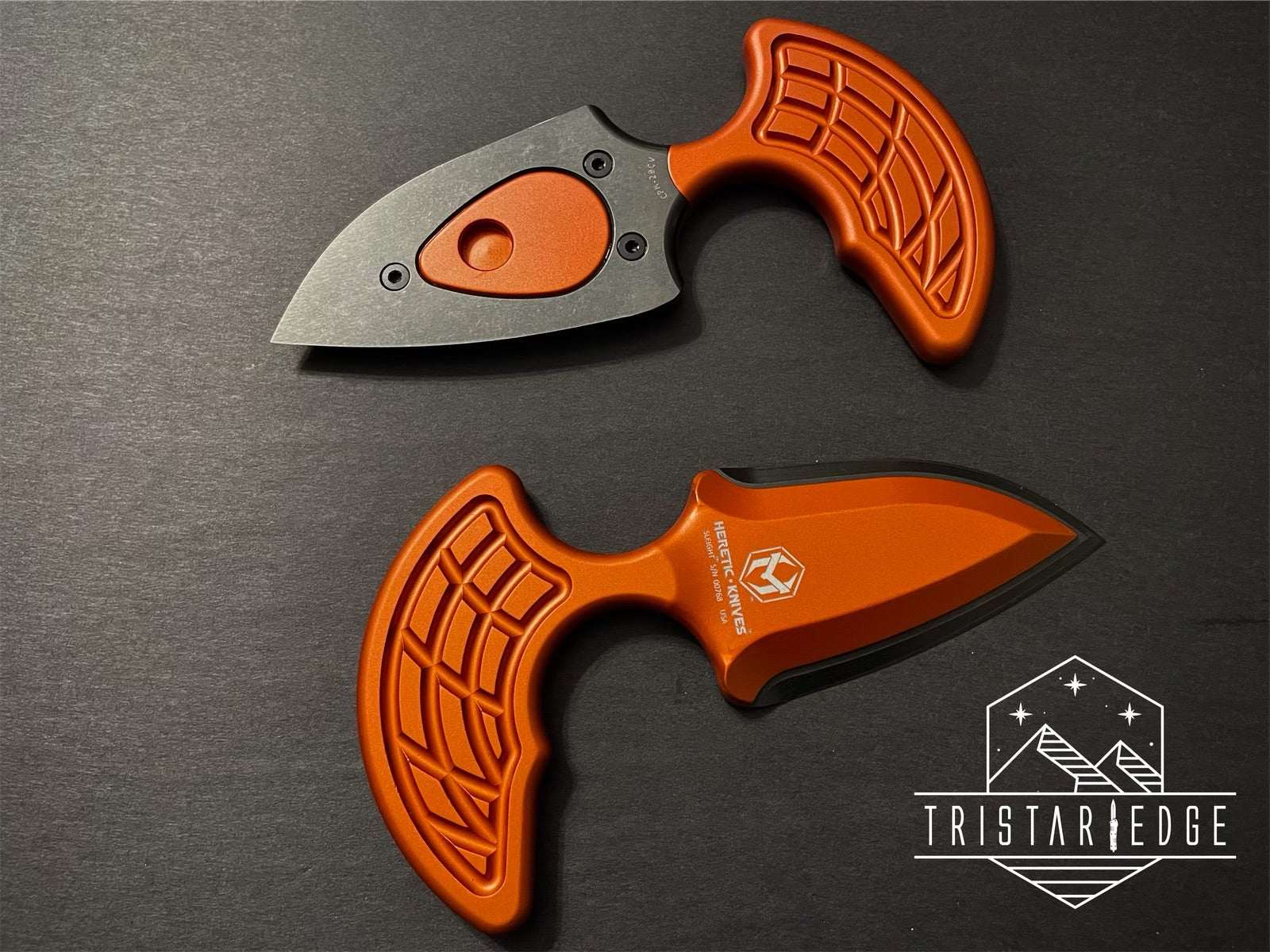 Sleight DLC Double Edge Orange H050-6A-ORG - Tristar Edge