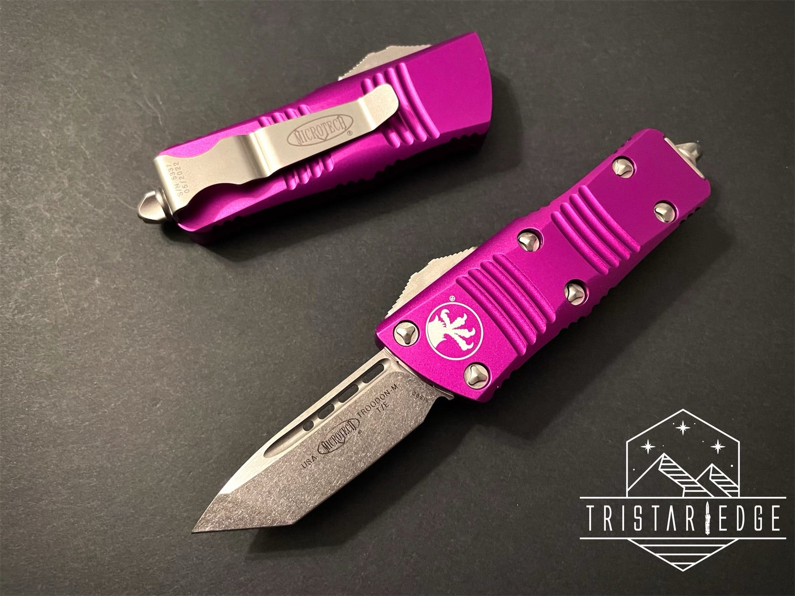 Troodon Mini T/E Violet Stonewash Standard 240-10 VI - Tristar Edge