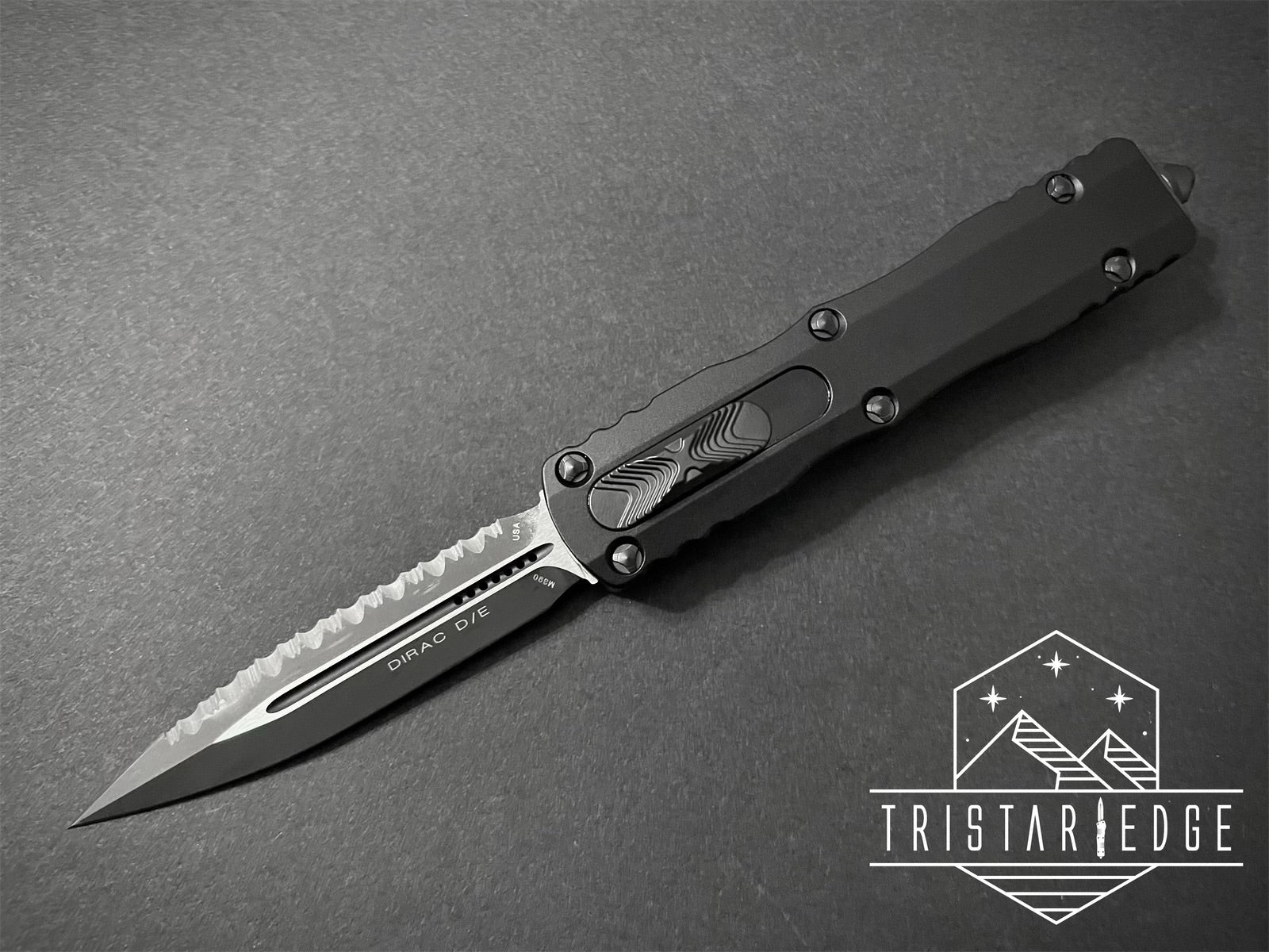 Dirac D/E Tactical Full Serrated 225-3T - Tristar Edge