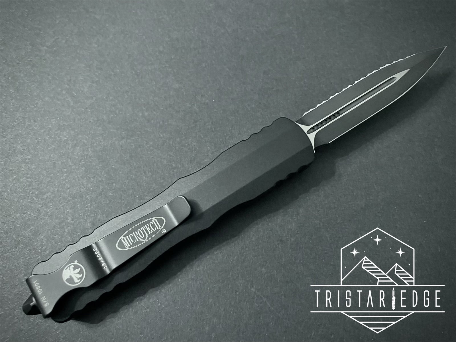 Dirac D/E Tactical Full Serrated 225-3T - Tristar Edge