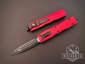 Dirac D/E Red Full Serrated 225-3 RD - Tristar Edge