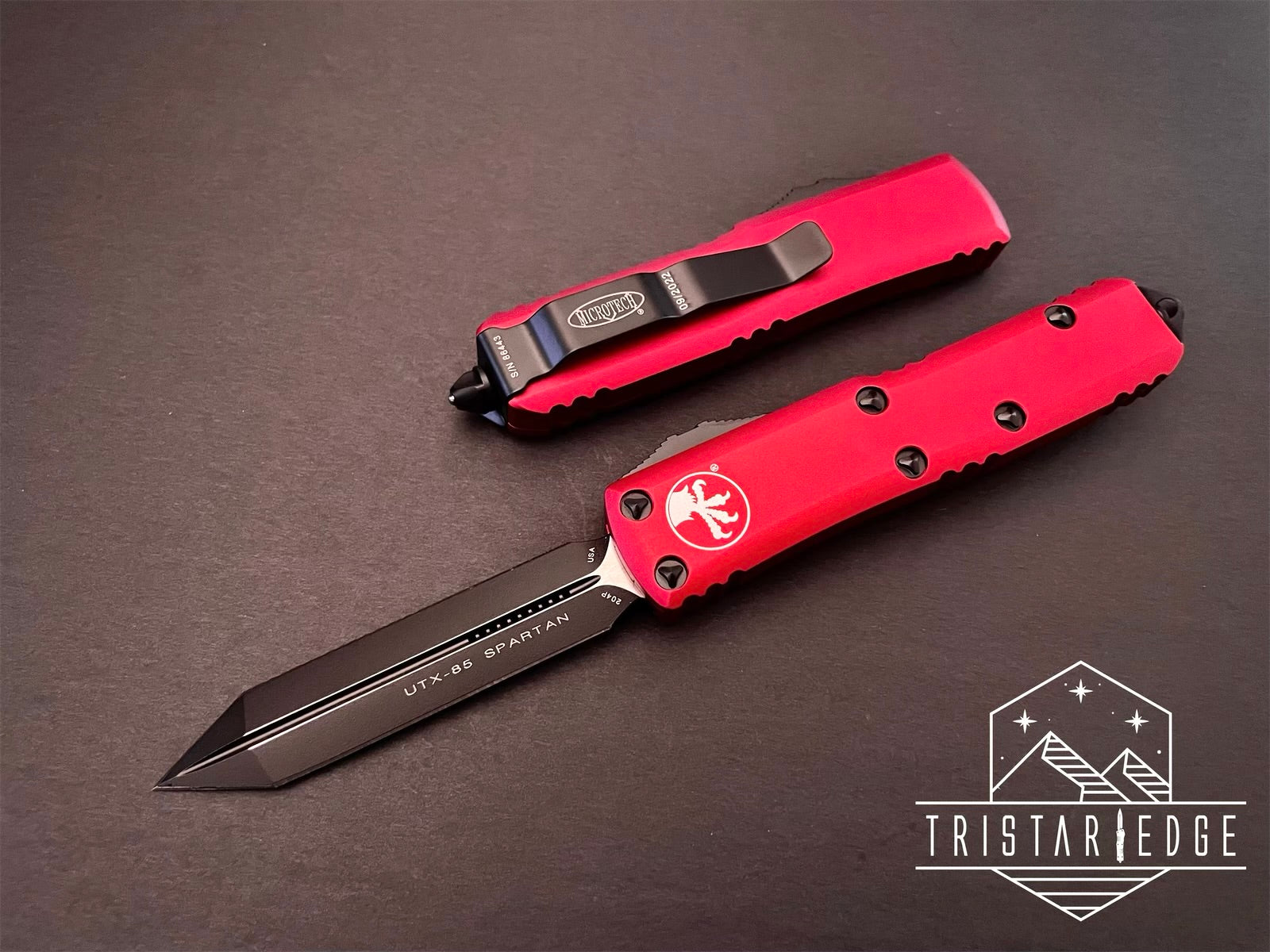 UTX-85 Spartan Red Standard 230-1 RD - Tristar Edge