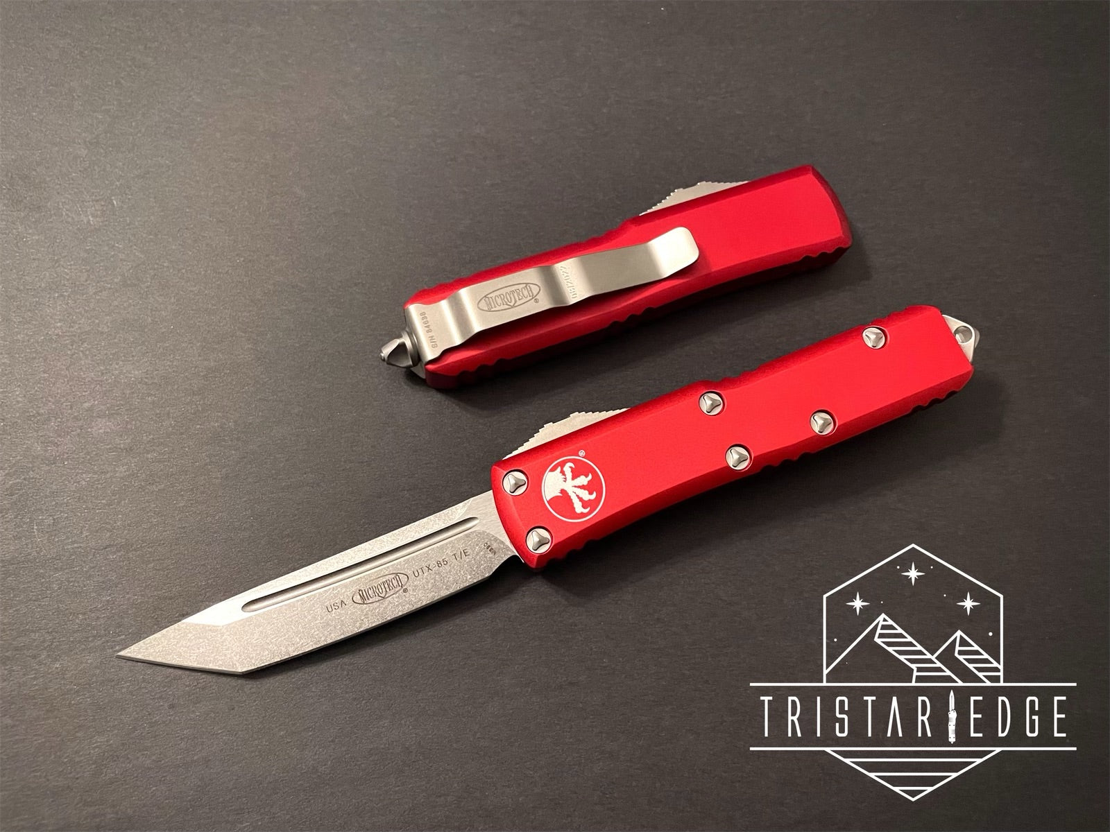 UTX-85 T/E Red Stonewash Standard 233-10RD - Tristar Edge