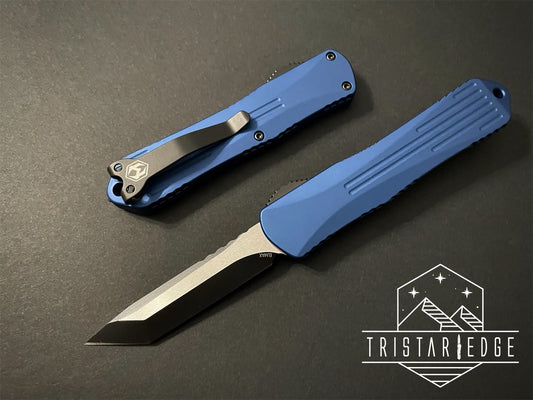 Manticore E Tanto Two Tone Black Blue H027-10A-BLU - Tristar Edge
