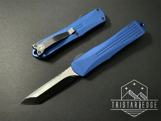 Manticore E Tanto Battleworn Black Blue H027-8A-BLU - Tristar Edge